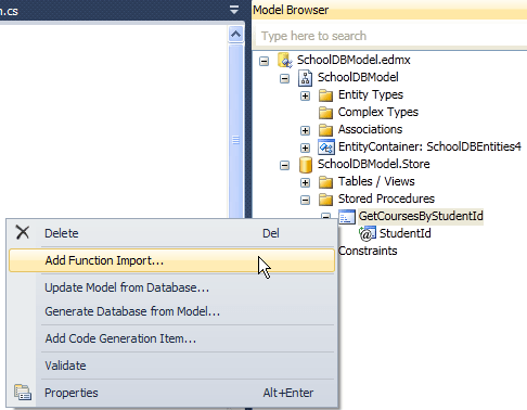 Execute Stored Procedure Using Dbcontext