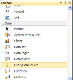 Databinding with ASP.Net using Entity Framework